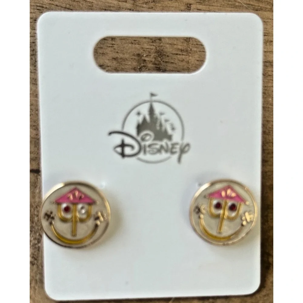 Disney Parks 2026 It's A Small World Ride Earrings Posts Clock